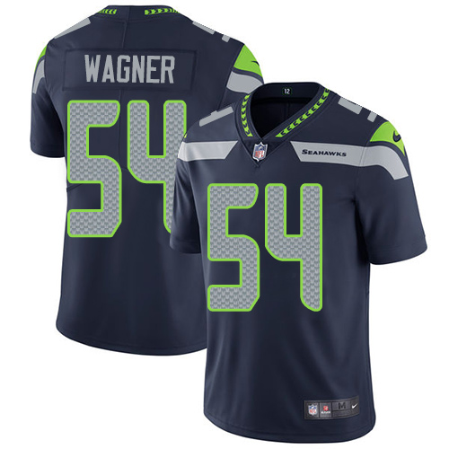 2019 Men Seattle Seahawks #54 Wagner blue Nike Vapor Untouchable Limited NFL Jersey